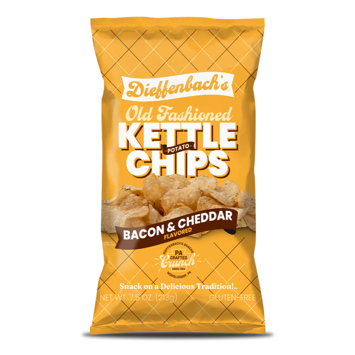 Dieffenbach's Bacon & Cheddar Kettle Chips