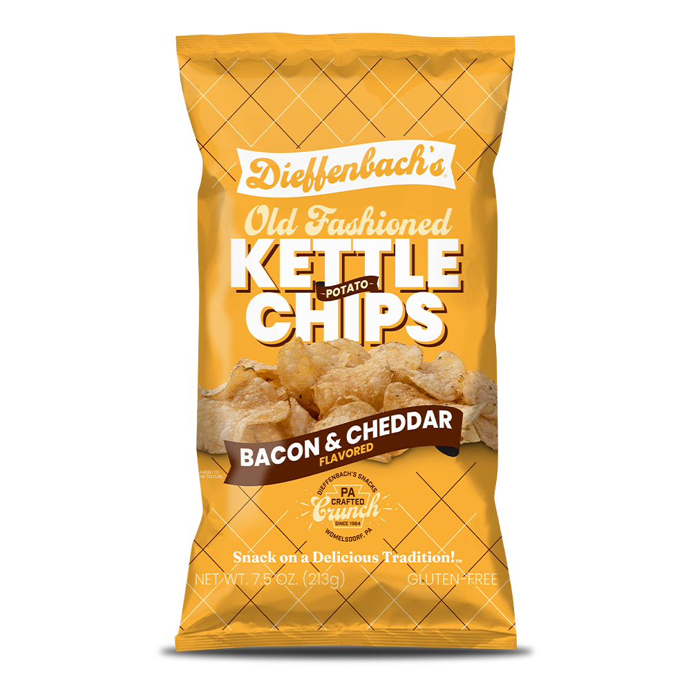 Dieffenbach's Bacon & Cheddar Kettle Chips