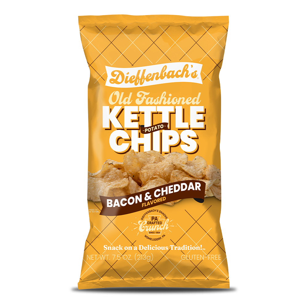 Dieffenbach's Bacon & Cheddar Kettle Chips