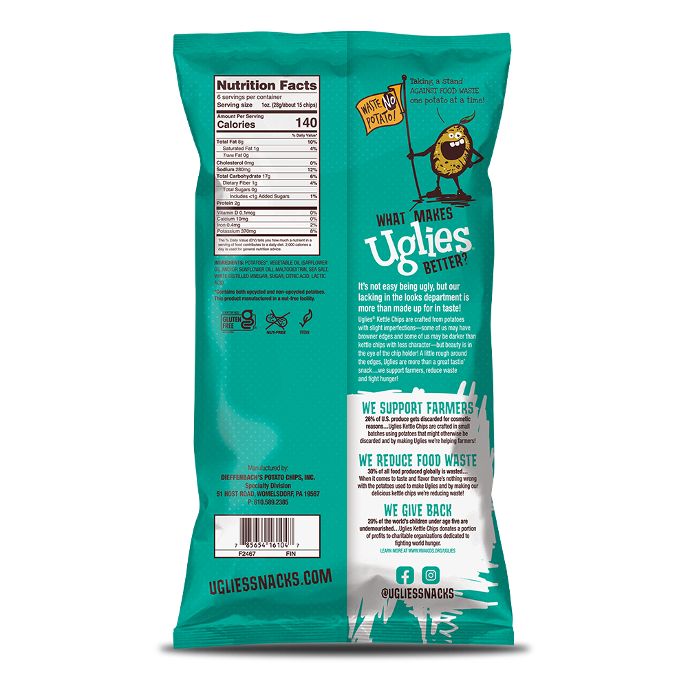 Uglies Salt & Vinegar Kettle Chips Uglies Salt & Vinegar Kettle Chips