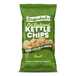 Dieffenbach's Sour Cream & Onion Kettle Chips