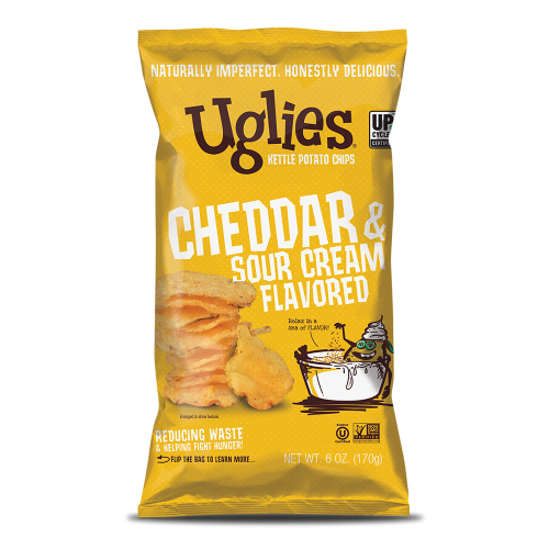 Uglies Cheddar & Sour Cream Kettle Chips