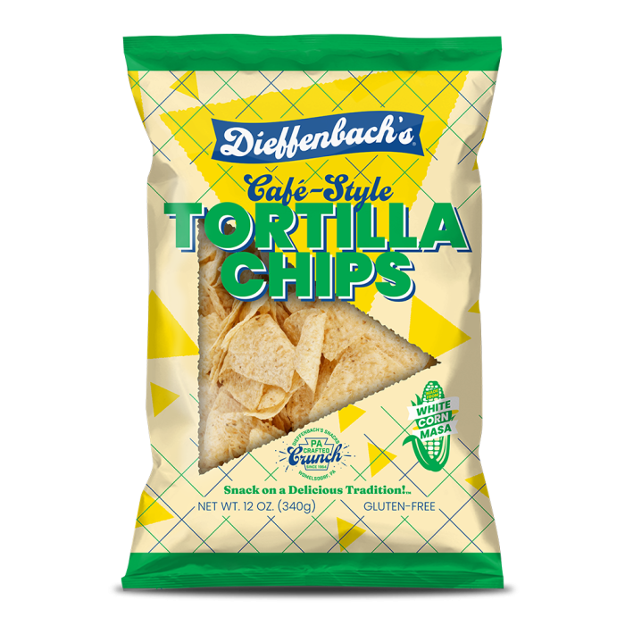 Dieffenbach's® Cafe-Style Tortilla Chips - Dieffenbach's Potato Chips